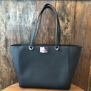 Michael Kors, NWT, Black Large “Tina” Leather Tote Never used brand new!